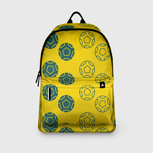 Рюкзак Ряды из спортивных мячей / 3D-принт – фото 3