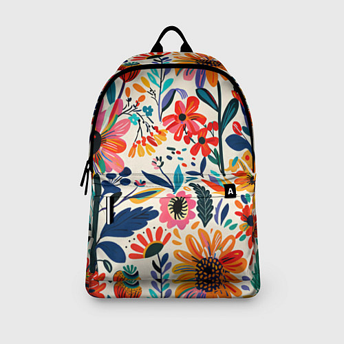 Рюкзак Простые цветы / 3D-принт – фото 3