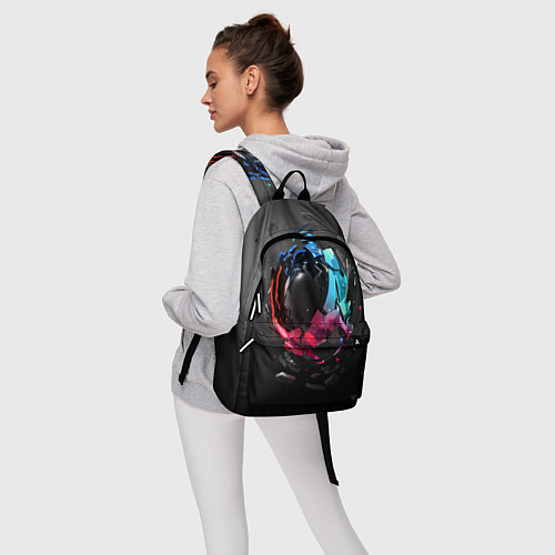 Рюкзак Abstract graphics / 3D-принт – фото 6