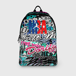 Рюкзак NBA надписи текстура, цвет: 3D-принт — фото 2