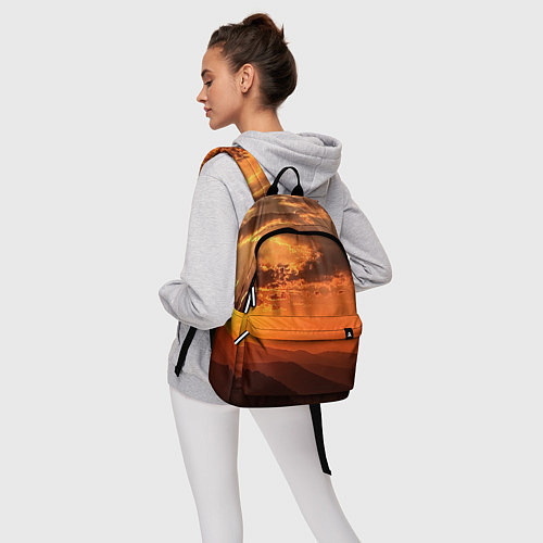 Рюкзак Закат на перевале актопрак / 3D-принт – фото 6