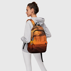 Рюкзак Закат на перевале актопрак, цвет: 3D-принт — фото 2