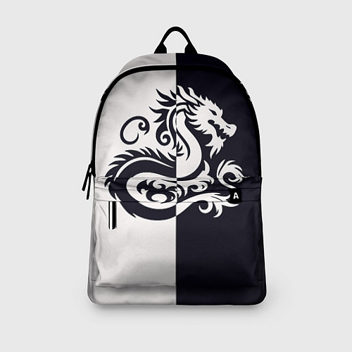 Рюкзак Дракон на темно-синем / 3D-принт – фото 3