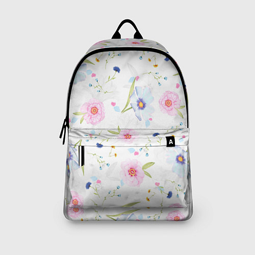 Рюкзак Нежные цветочки / 3D-принт – фото 3