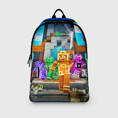Рюкзак Майнкрафт - искатели приключений / 3D-принт – фото 3