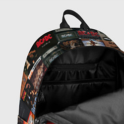 Рюкзак AC DC - обложки альбомов и песен, цвет: 3D-принт — фото 2