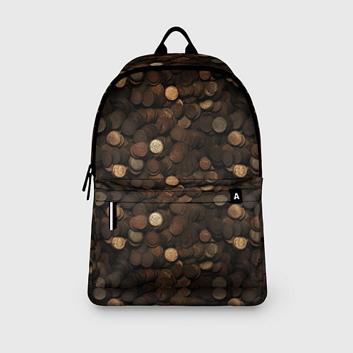 Рюкзак Монеты - паттерн / 3D-принт – фото 3