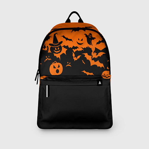 Рюкзак Хэллоуин тыквы и призраки / 3D-принт – фото 3
