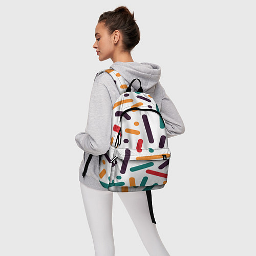 Рюкзак Oval oil / 3D-принт – фото 6