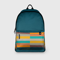 Рюкзак Индиго и шумовой градиент заката с текстурой, цвет: 3D-принт — фото 2