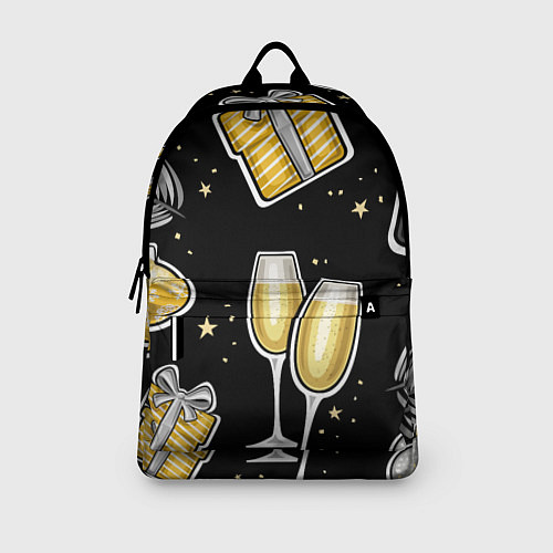 Рюкзак Новогодний вайб / 3D-принт – фото 3