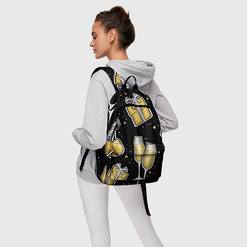 Рюкзак Новогодний вайб / 3D-принт – фото 6