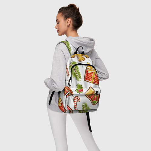 Рюкзак Рождественский вайб / 3D-принт – фото 6