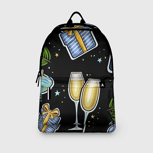 Рюкзак Новогодний вайб / 3D-принт – фото 3