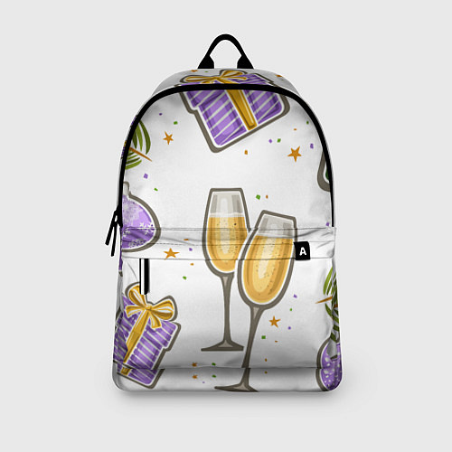 Рюкзак Новогодний вайб / 3D-принт – фото 3