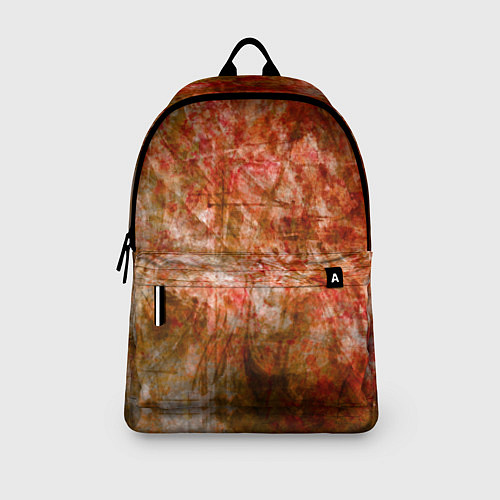 Рюкзак Абстракция - bright red / 3D-принт – фото 3