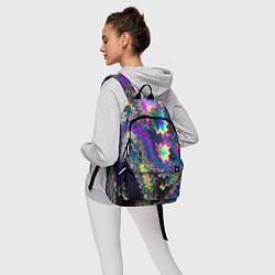 Рюкзак Абстракция переливы, цвет: 3D-принт — фото 2