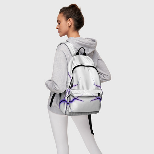 Рюкзак Color white purple / 3D-принт – фото 6