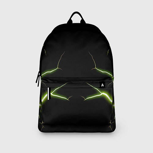 Рюкзак Color green black / 3D-принт – фото 3