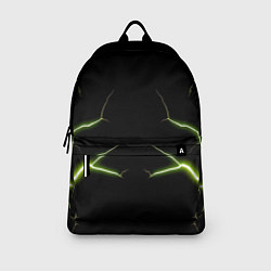 Рюкзак Color green black, цвет: 3D-принт — фото 2