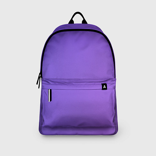 Рюкзак Color purple gradient / 3D-принт – фото 3