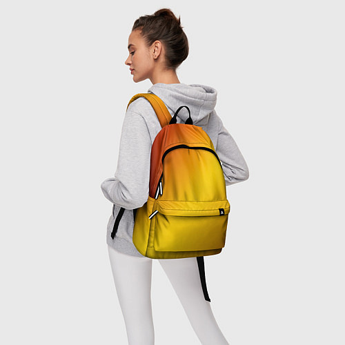Рюкзак Color yellow red gradient / 3D-принт – фото 6