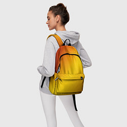 Рюкзак Color yellow red gradient, цвет: 3D-принт — фото 2