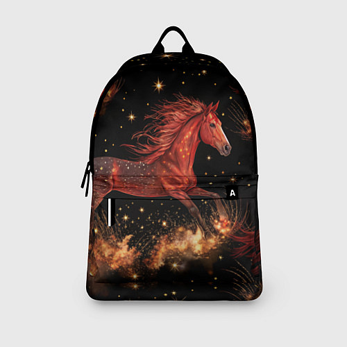 Рюкзак Огненные лошади - паттерн / 3D-принт – фото 3