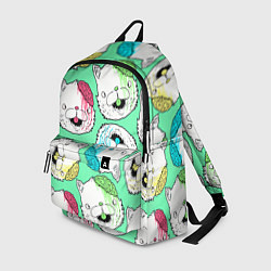 Рюкзак Drop Dead: Kitty Heads, цвет: 3D-принт