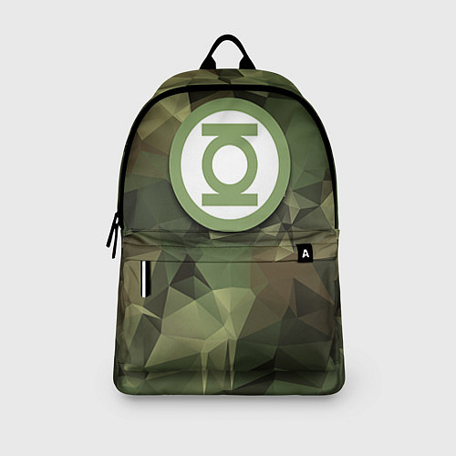 Рюкзак Зеленый фонарь: камуфляж / 3D-принт – фото 3