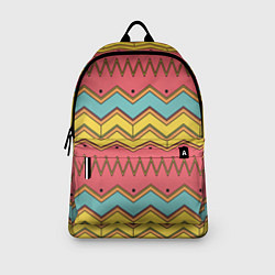 Рюкзак Цветные зигзаги, цвет: 3D-принт — фото 2