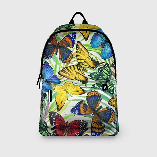 Рюкзак Тропические бабочки / 3D-принт – фото 3
