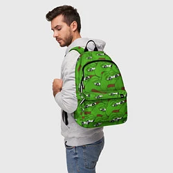 Рюкзак Sad frogs, цвет: 3D-принт — фото 2