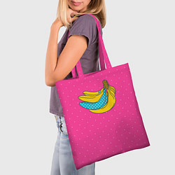 Сумка-шопер Банан 2, цвет: 3D-принт — фото 2