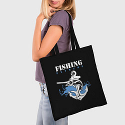 Сумка-шопер Fishing Extreme, цвет: 3D-принт — фото 2