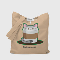Сумка-шопер Catpuccino, цвет: 3D-принт