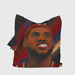 Сумка-шопер LeBron Smile, цвет: 3D-принт