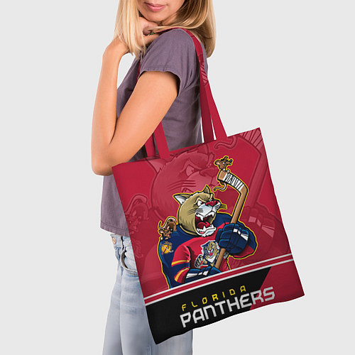 Сумка-шоппер Florida Panthers / 3D-принт – фото 3