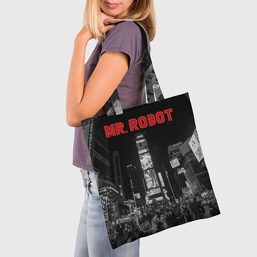 Сумка-шоппер Mr. Robot City / 3D-принт – фото 3