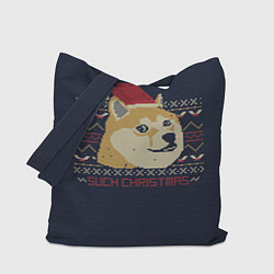 Сумка-шопер Doge Such Christmas, цвет: 3D-принт