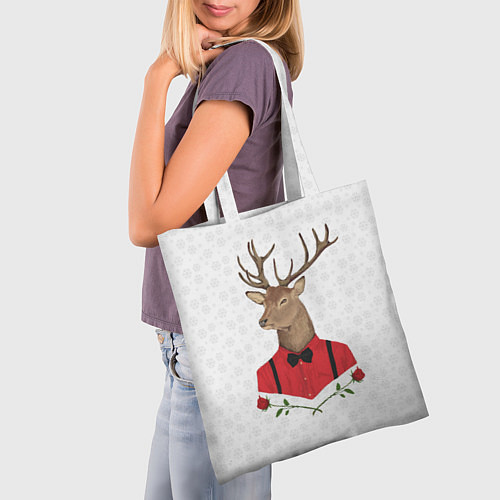 Сумка-шоппер Christmas Deer / 3D-принт – фото 3