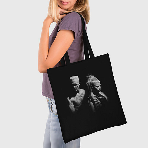 Сумка-шоппер Die Antwoord: Black / 3D-принт – фото 3