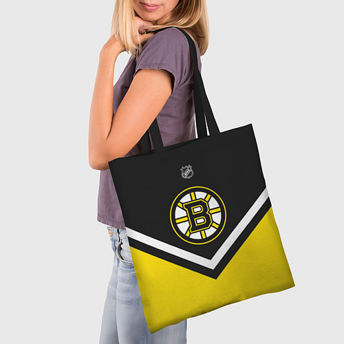 Сумка-шоппер NHL: Boston Bruins / 3D-принт – фото 3