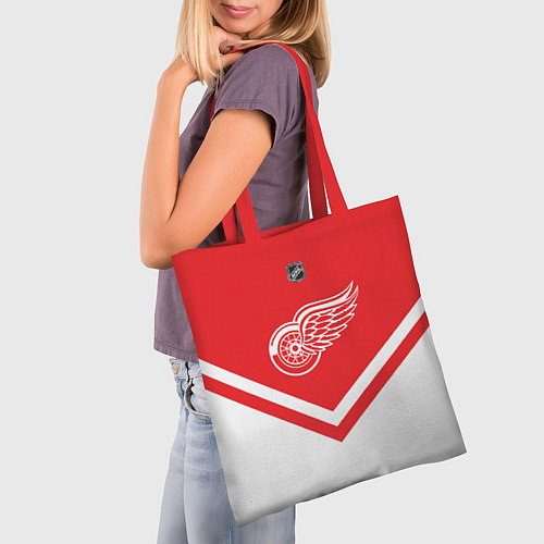 Сумка-шоппер NHL: Detroit Red Wings / 3D-принт – фото 3