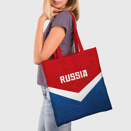 Сумка-шоппер Russia Team / 3D-принт – фото 3