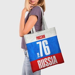 Сумка-шопер Russia: from 76, цвет: 3D-принт — фото 2