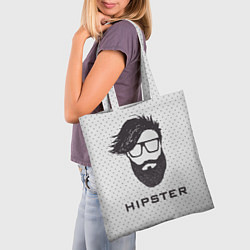 Сумка-шопер Hipster, цвет: 3D-принт — фото 2
