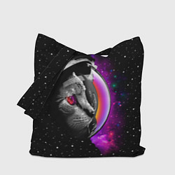Сумка-шопер Космический кот, цвет: 3D-принт