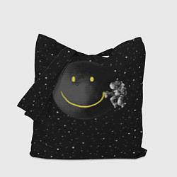 Сумка-шопер Лунная улыбка, цвет: 3D-принт