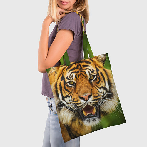 Сумка-шоппер Тигр / 3D-принт – фото 3